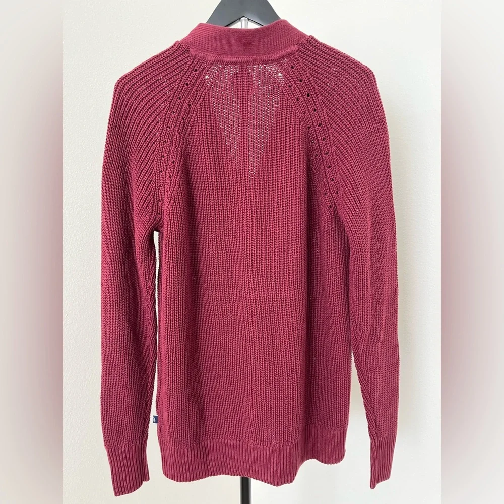 *NWT* GAP Women's Deep Burgundy Cardigan Sweater (Sz M) - Picture 6 of 9
